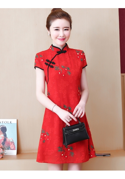 dress cheongsam import D5927