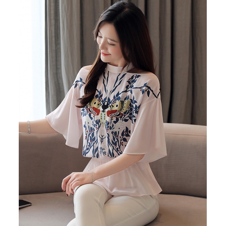 blouse  wanita korea T5639