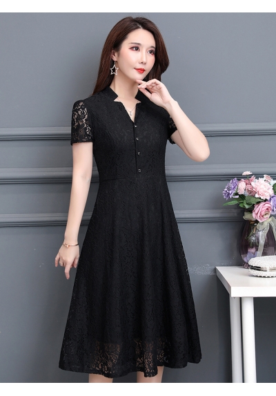 dress brukat korea d5977