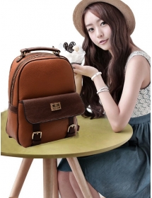 tas ransel wanita coklat Bag599