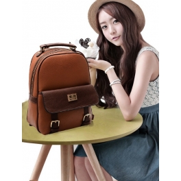 tas ransel wanita coklat Bag599