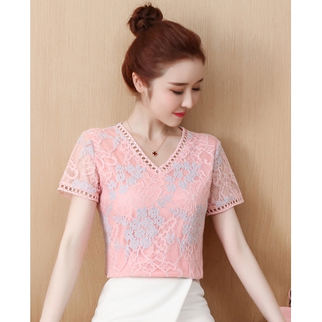 blouse brukat korea T5683