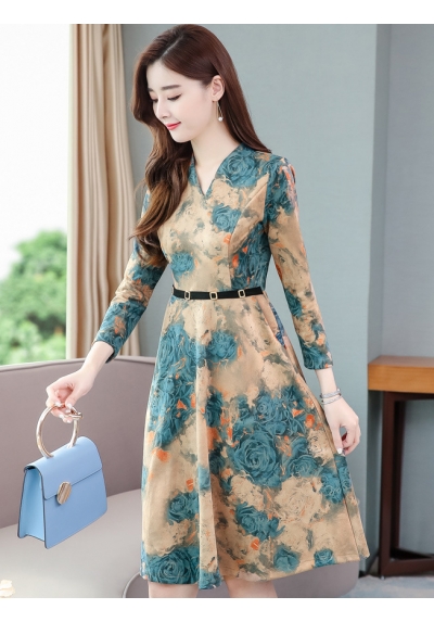 dress korea D6014