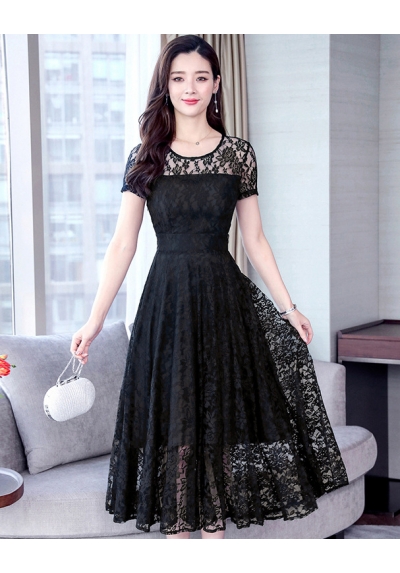 long dress brukat D6022