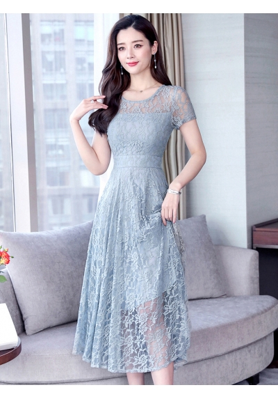 long dress brukat D6023