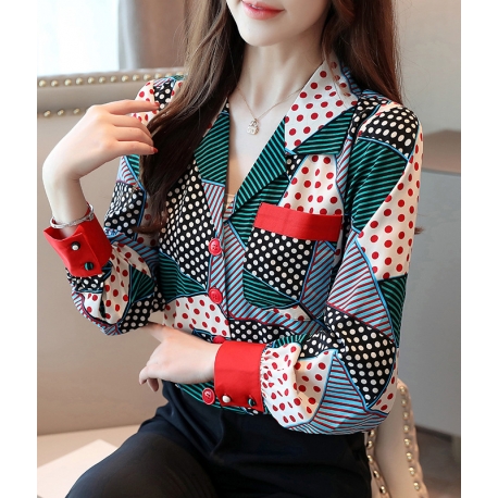 kemeja wanita import T5691