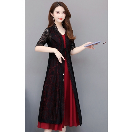 dress wanita import d6031