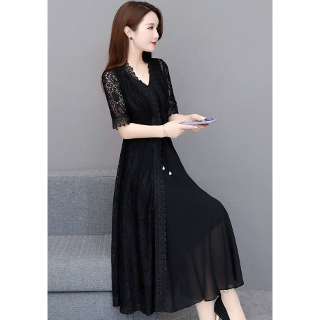 dress wanita import d6031