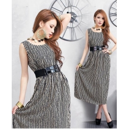 long dress motif salur D1092