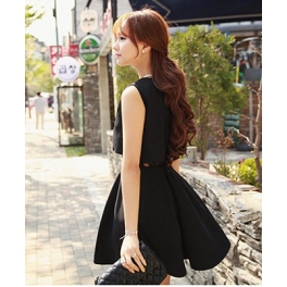 dress chiffon model korea D1096