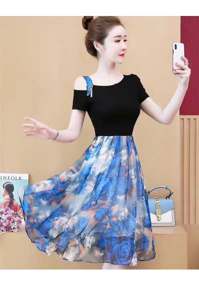 dress wanita import d6052