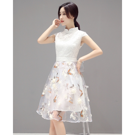 dress cheongsam import D6053