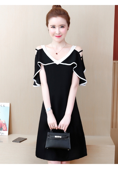 dress wanita import d6054