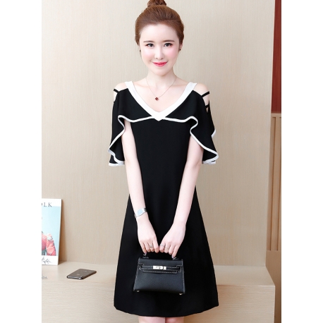 dress wanita import d6054