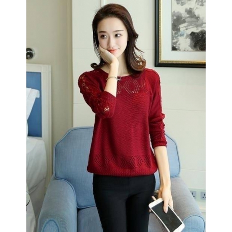 blouse rajut import T5759