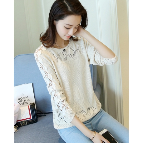 blouse rajut import T5759