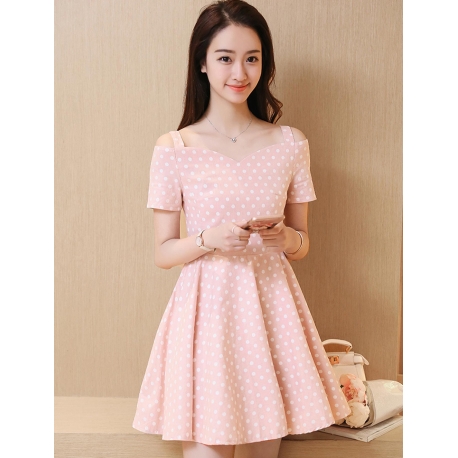 dress polkadot import D6075