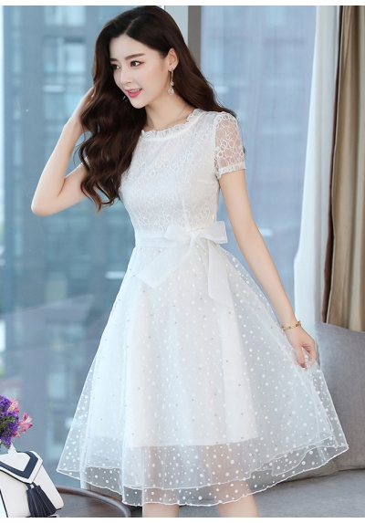 dress wanita korea D6083