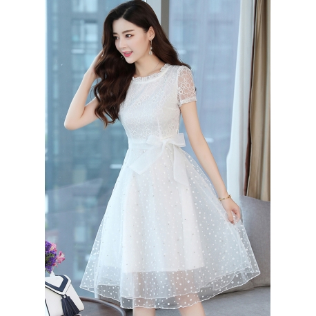 dress wanita korea D6083