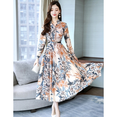 long dress korea D6089