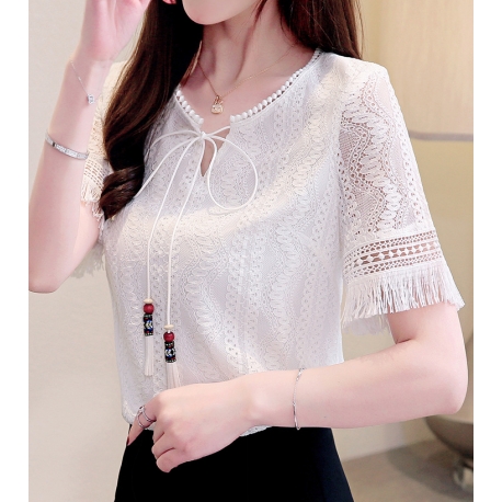 blouse brukat import T5793