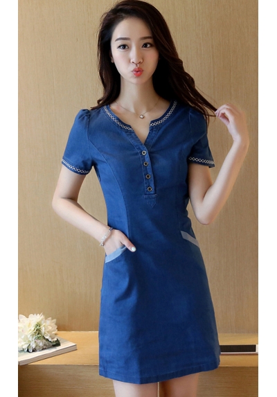 dress denim import D6101