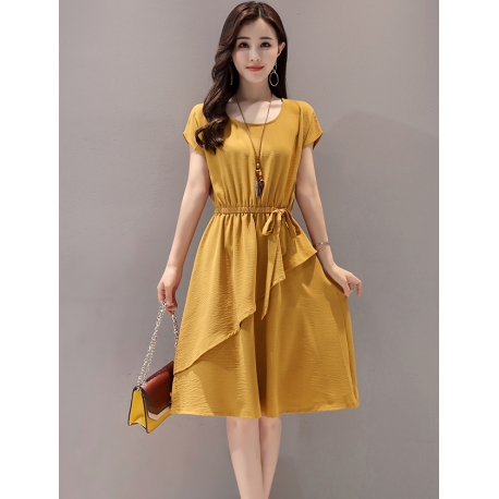 dress wanita import D6113