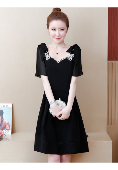 dress wanita import D6115