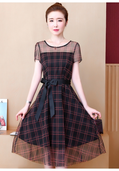 dress wanita import D6116