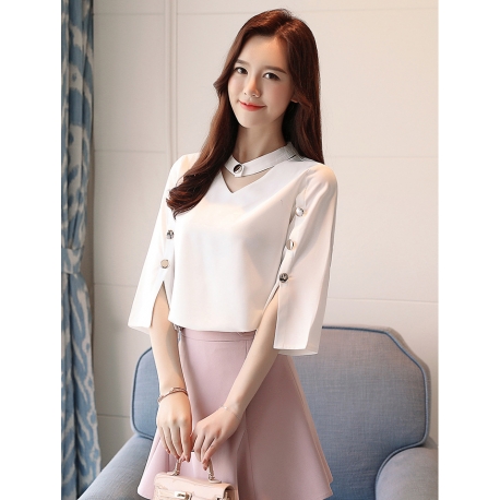 blouse  wanita korea T5835