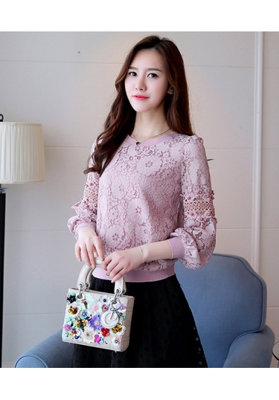 blouse brukat korea T5838