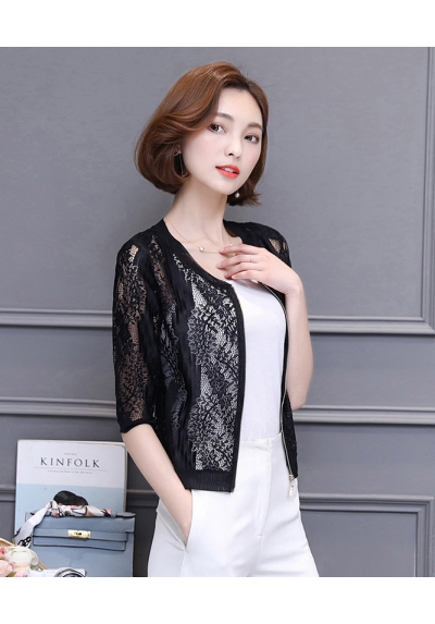 cardigan brukat import T5862