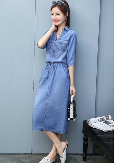 dress denim import D6006