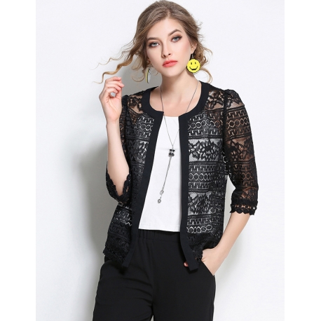 cardigan brukat import T5891