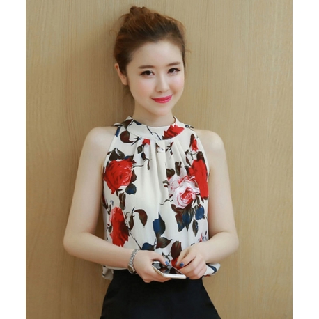 blouse wanita korea T5418