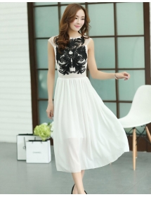 long dress wanita etnik D1126