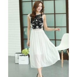 long dress wanita etnik D1126