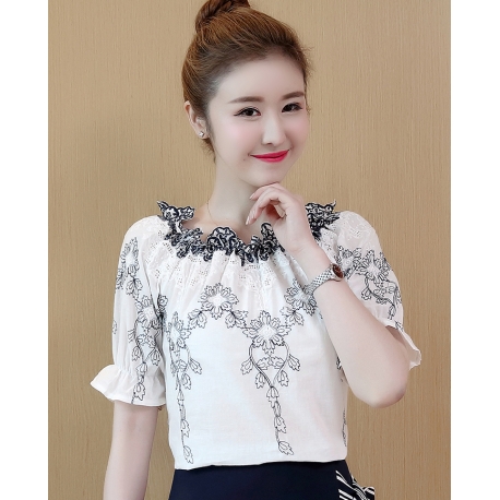 blouse korea T5936