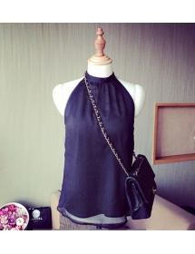 blouse chiffon turtle neck T1408