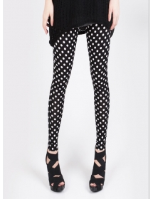 Celana legging polkadot T1411