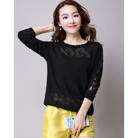 blouse rajut import T5955