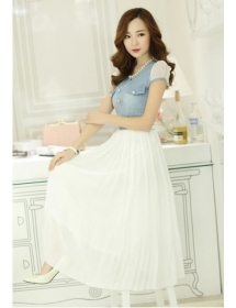 long dress denim D1004