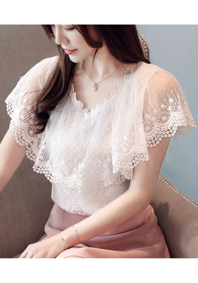 blouse brukat korea T5994