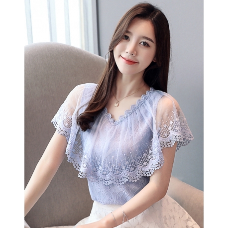 blouse brukat korea T5995