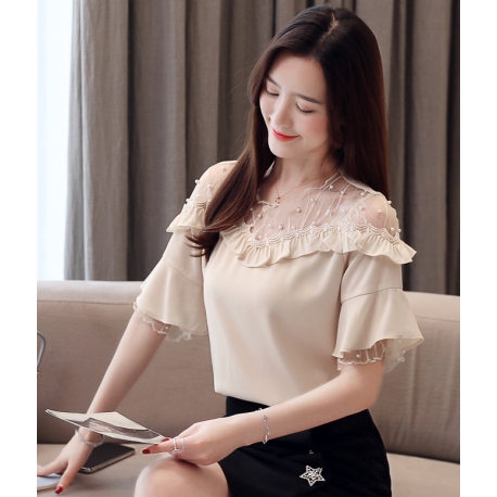 blouse  wanita korea T6000