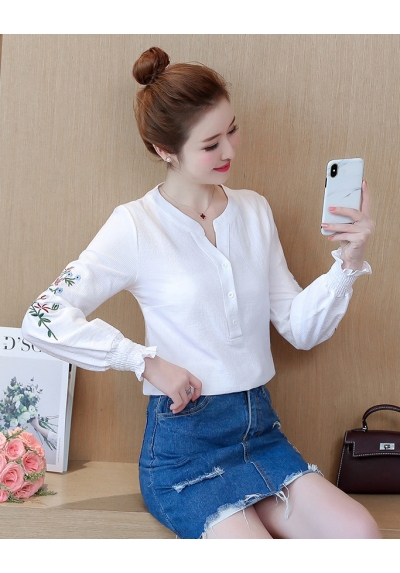 blouse  wanita korea T6005