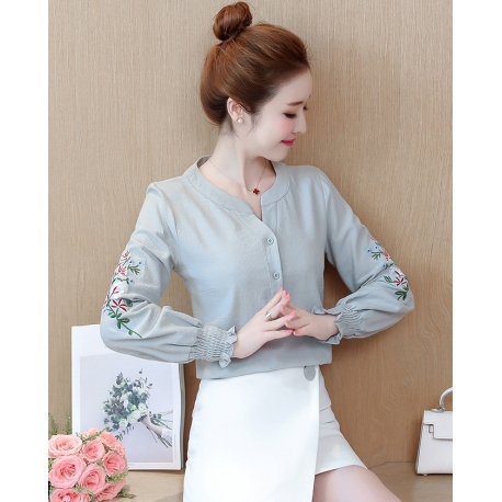 blouse  wanita korea T6009