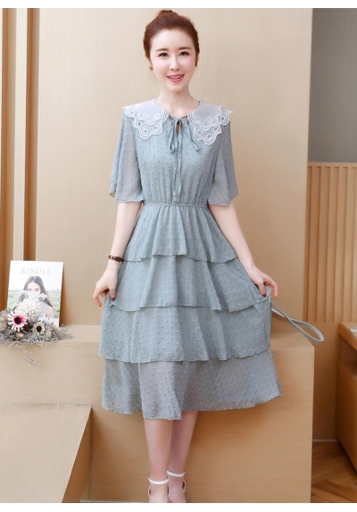 dress wanita korea D6081