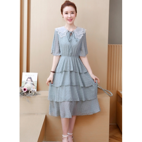 dress wanita korea D6081