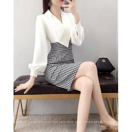 dress wanita korea D6231